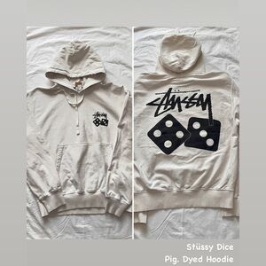 Stussy Dice graphic Neutral hoodie